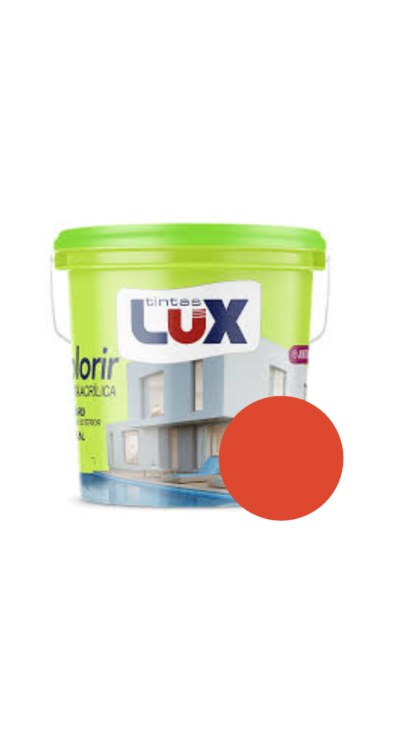 TINTA COLORIR LARANJA PROPAGANDA 3L LUX