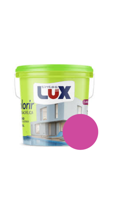 TINTA COLORIR ROSA LÓTUS 3L LUX