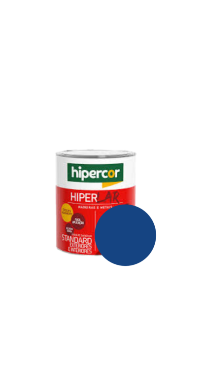 TINTA ESMALTE AZUL FRANÇA 112ML HIPERCOR