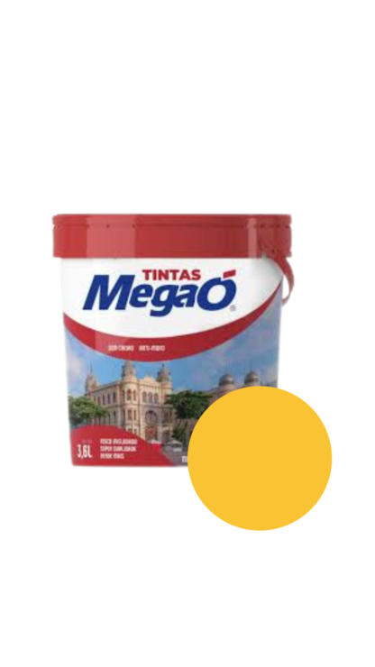 TINTA LATEX AMARELO MANGA 3,6L MEGAÓ